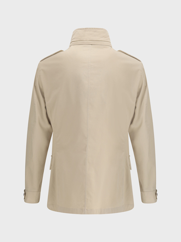 Moorer Multipocketed Brueguel Down Jacket With Extractable Hood In Neutral