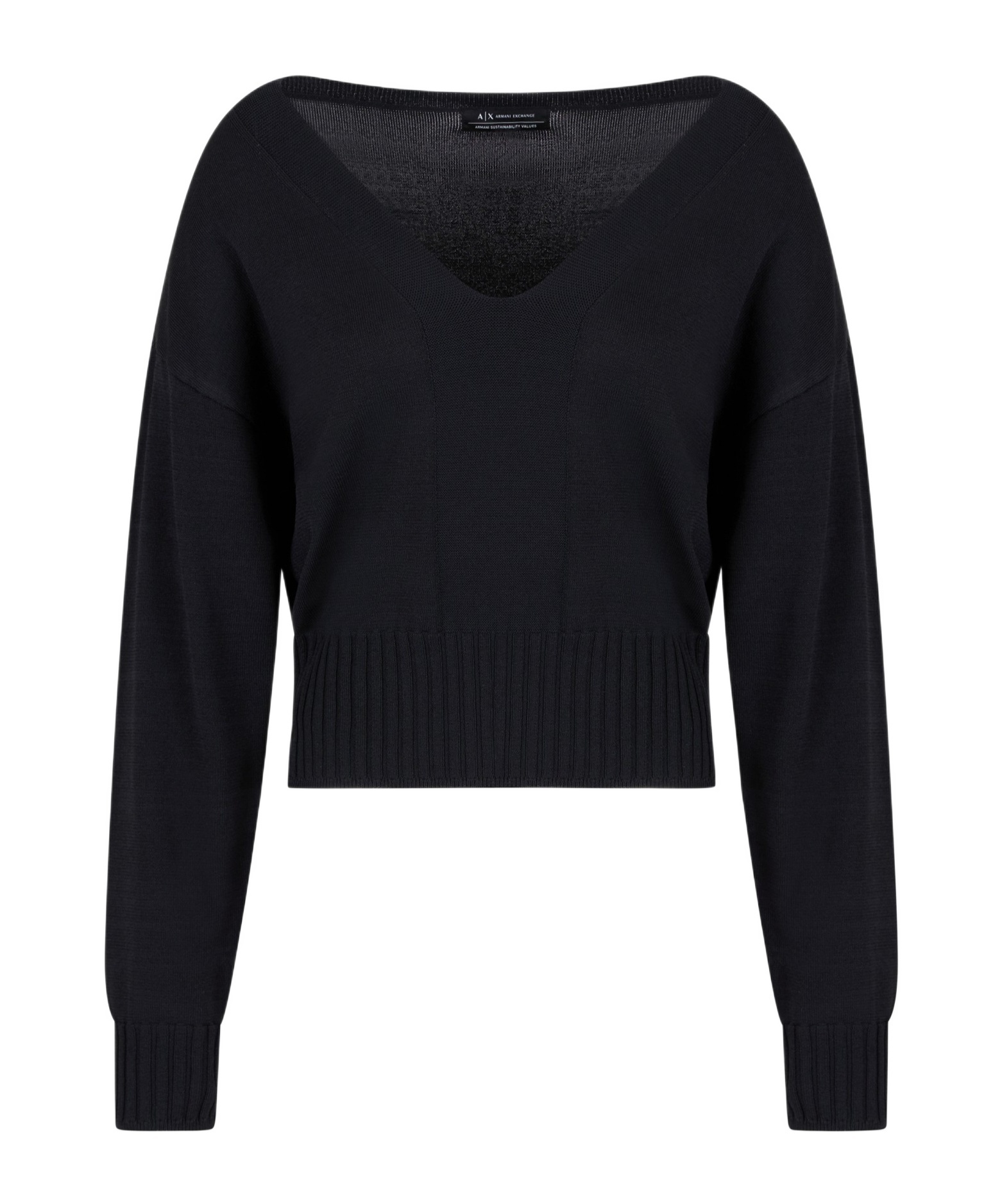 Shop Armani Exchange Long-sleeved Sweater
