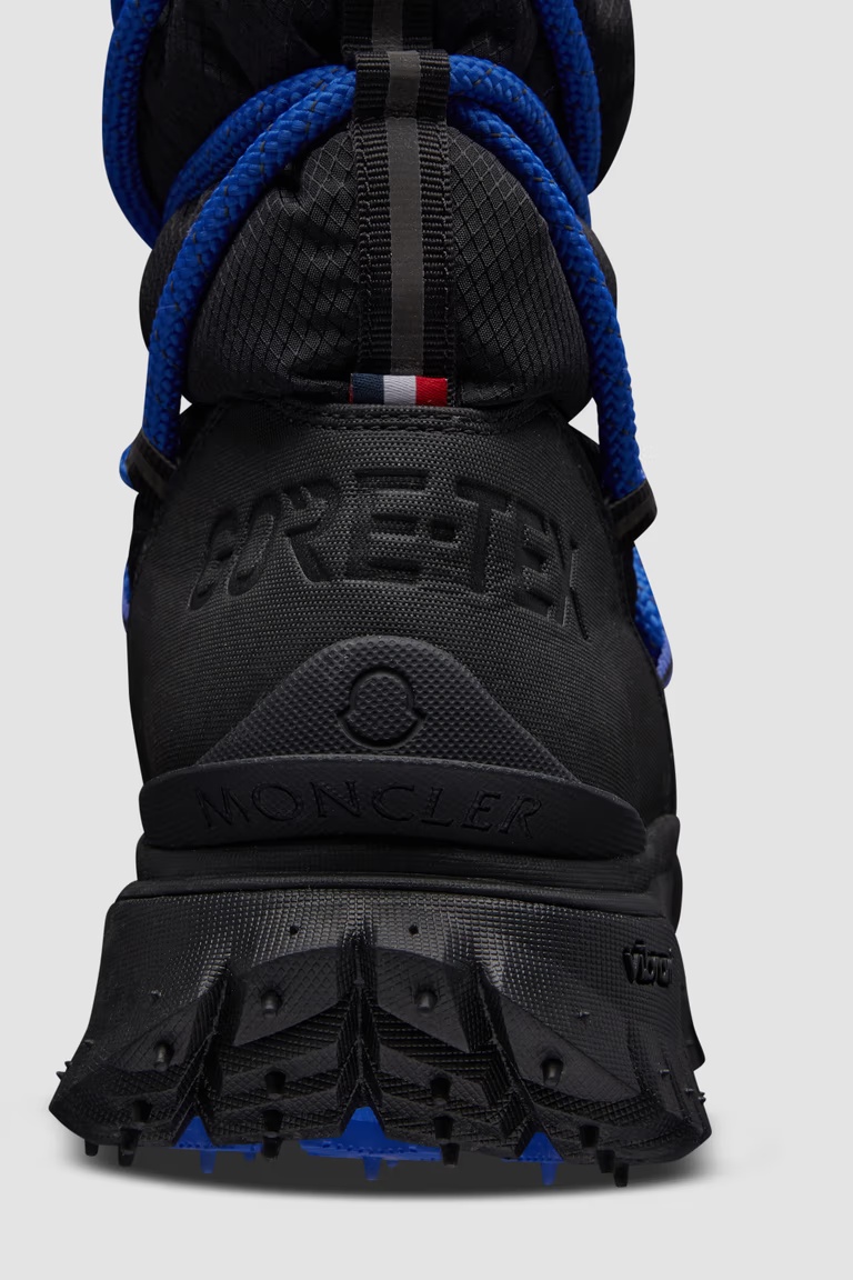 Moncler Men's Trailgrip Apres Quilted Snow Boots In Black