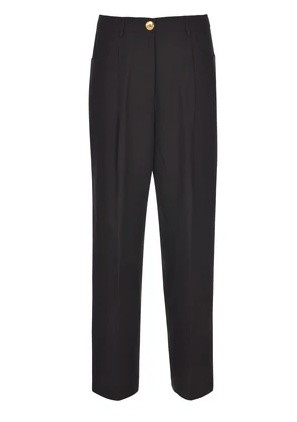 Pt Torino Belt Loops Slacks In Black