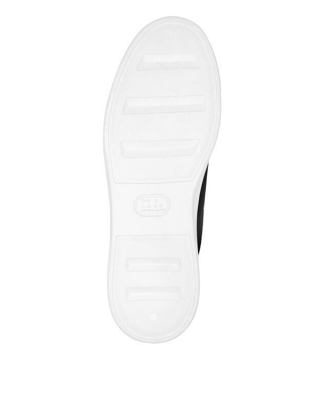 Shop Philipp Plein Logo Details Casual Sports Shoes In Black