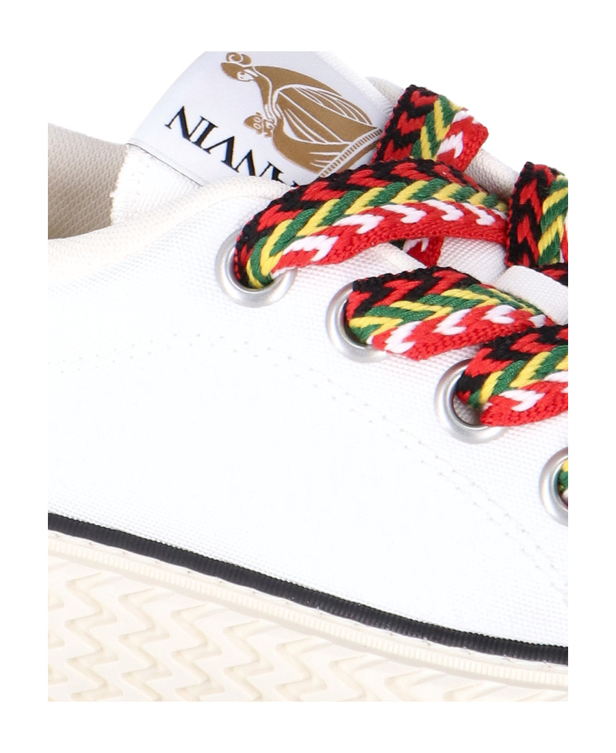 Lanvin Curbies Platform Low-top Sneakers In White