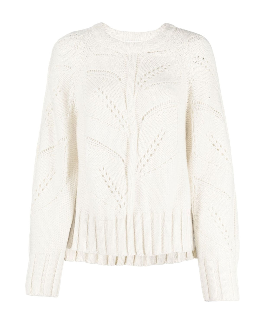 P.A.R.O.S.H LEAF POINTELLE-DETAIL JUMPER
