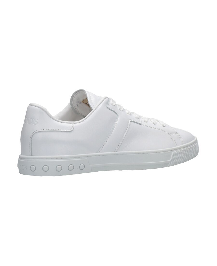 Tod's Leather Lace-up Sneakers In White