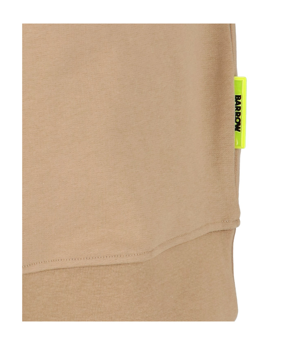 Barrow Logo-print Cotton Sweatshirt In Nude