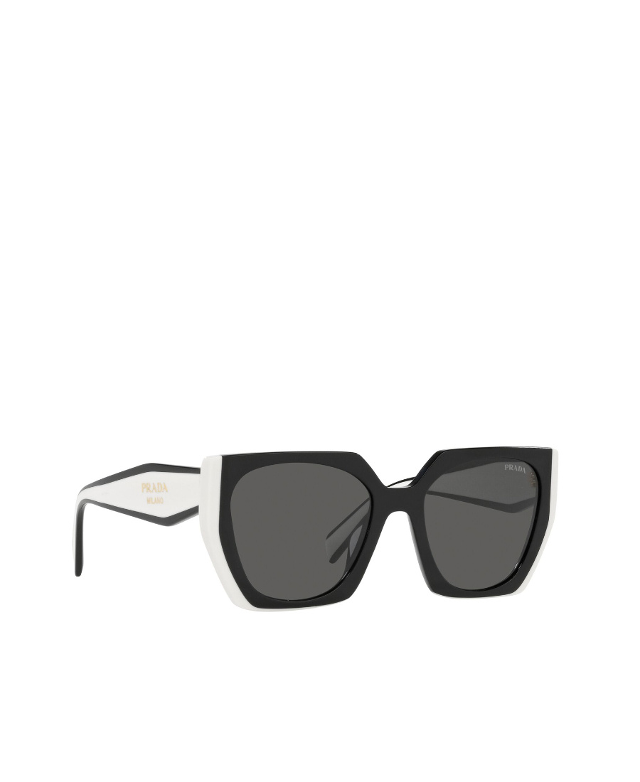 Prada Womens Black Pr 15ws Cat-eye Frame Acetate Sunglasses In Gray