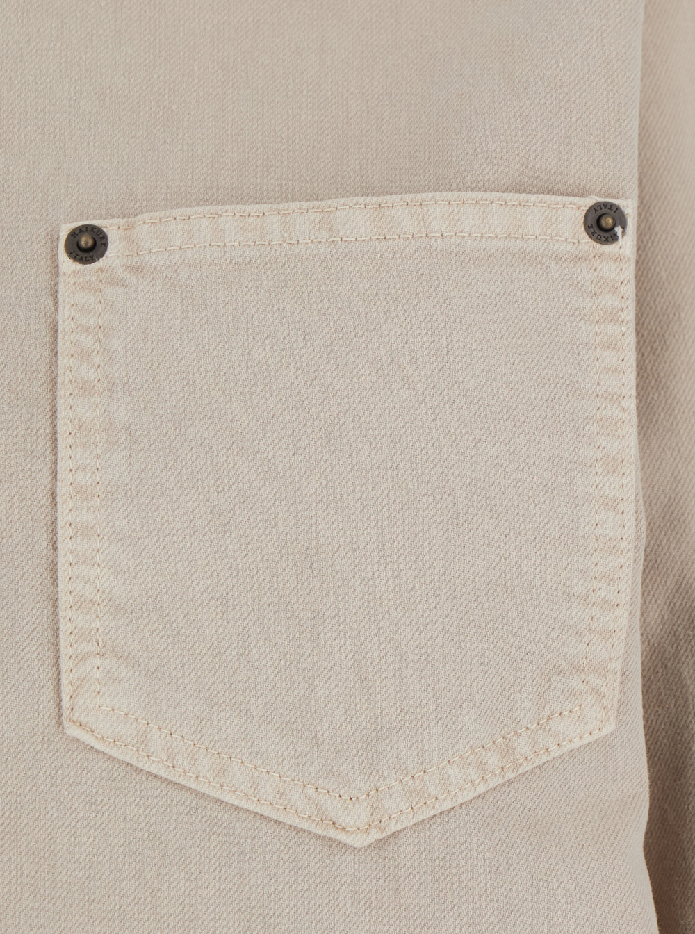 Haikure 'tamu' Beige Dress With Drop Shoulders And Logo Patch On The Back In Nude