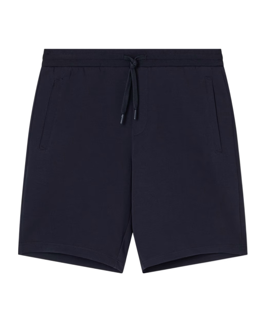 Armani Exchange Drawstring-waist Bermuda Shorts In Blue