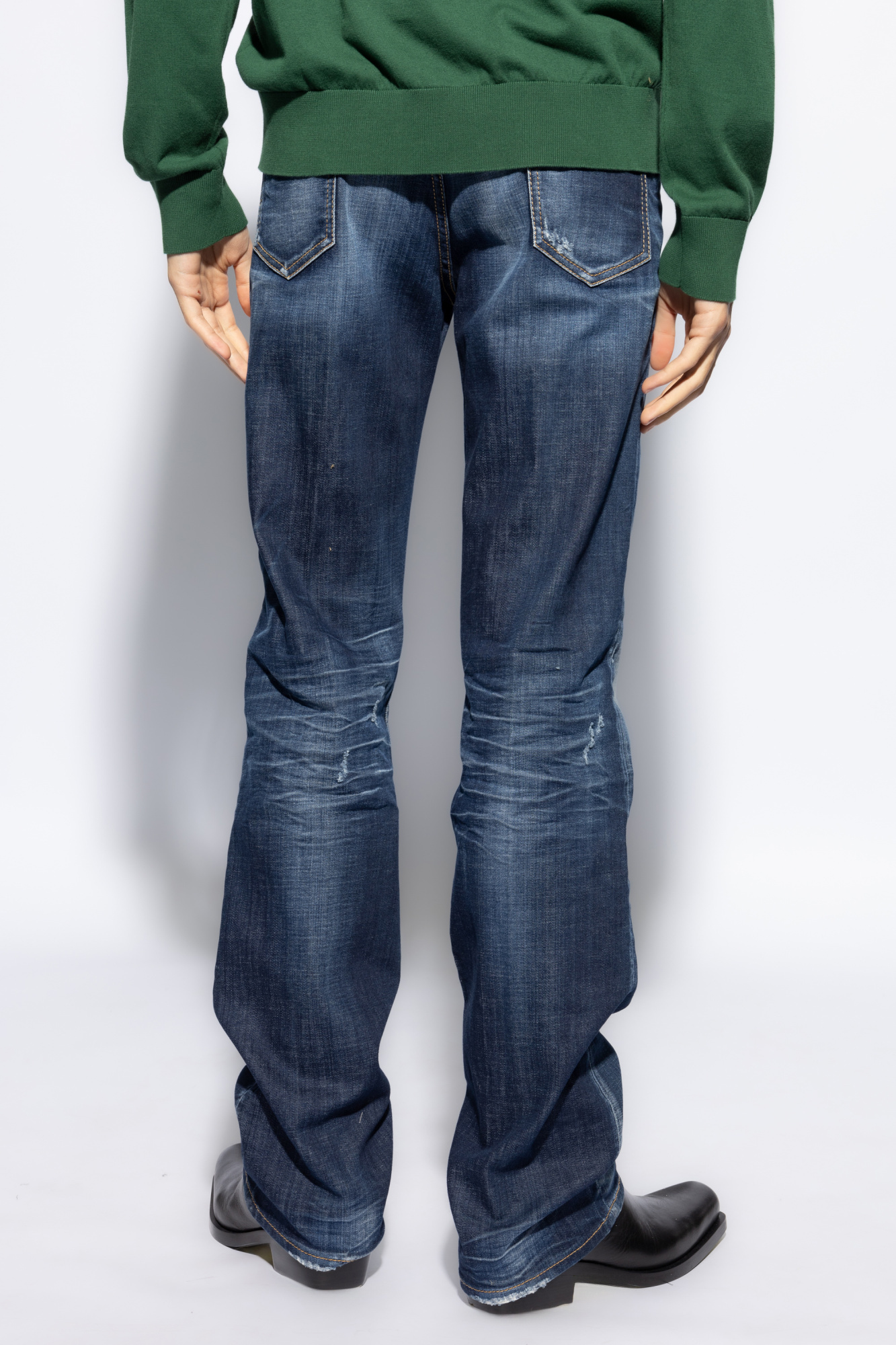 Dsquared2 Cool Guy Blue Jeans With Faded Effect In Denim Man In Blue