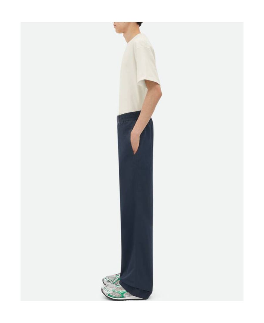Bottega Veneta Elasticated-waistband Trousers In Black