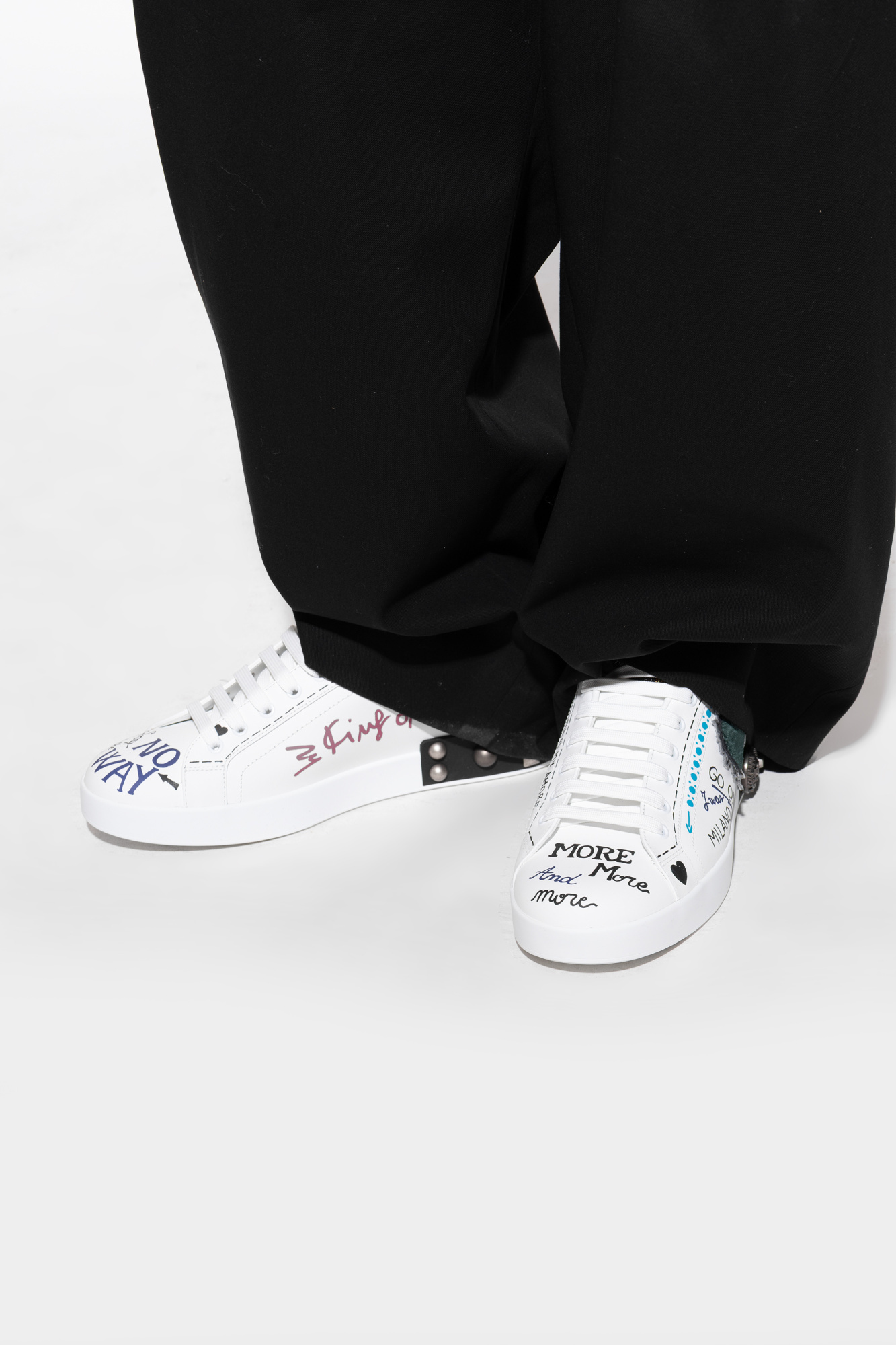 Dolce & Gabbana Portofino Graffiti Sneakers