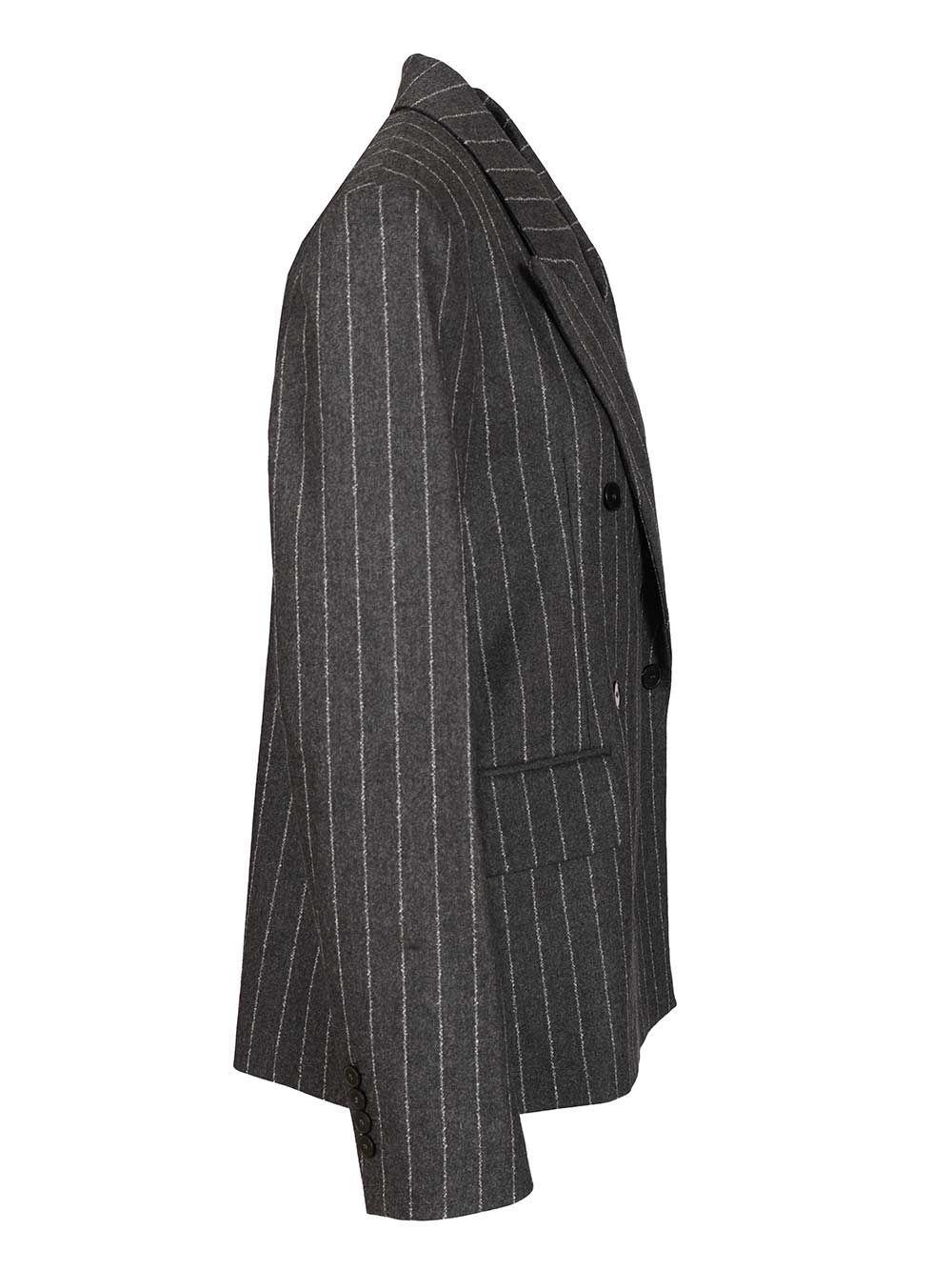 Loulou Studio Kalen Double Breasted Jacket In Black