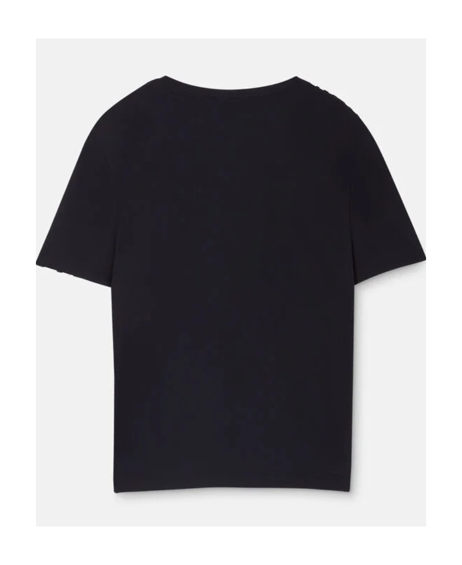 Versace La Greca Panel Short-sleeve T-shirt In Black