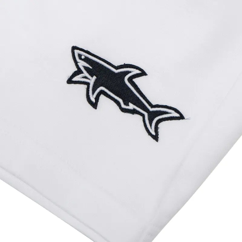 Shop Paul & Shark Logo Embroidered Shorts In White
