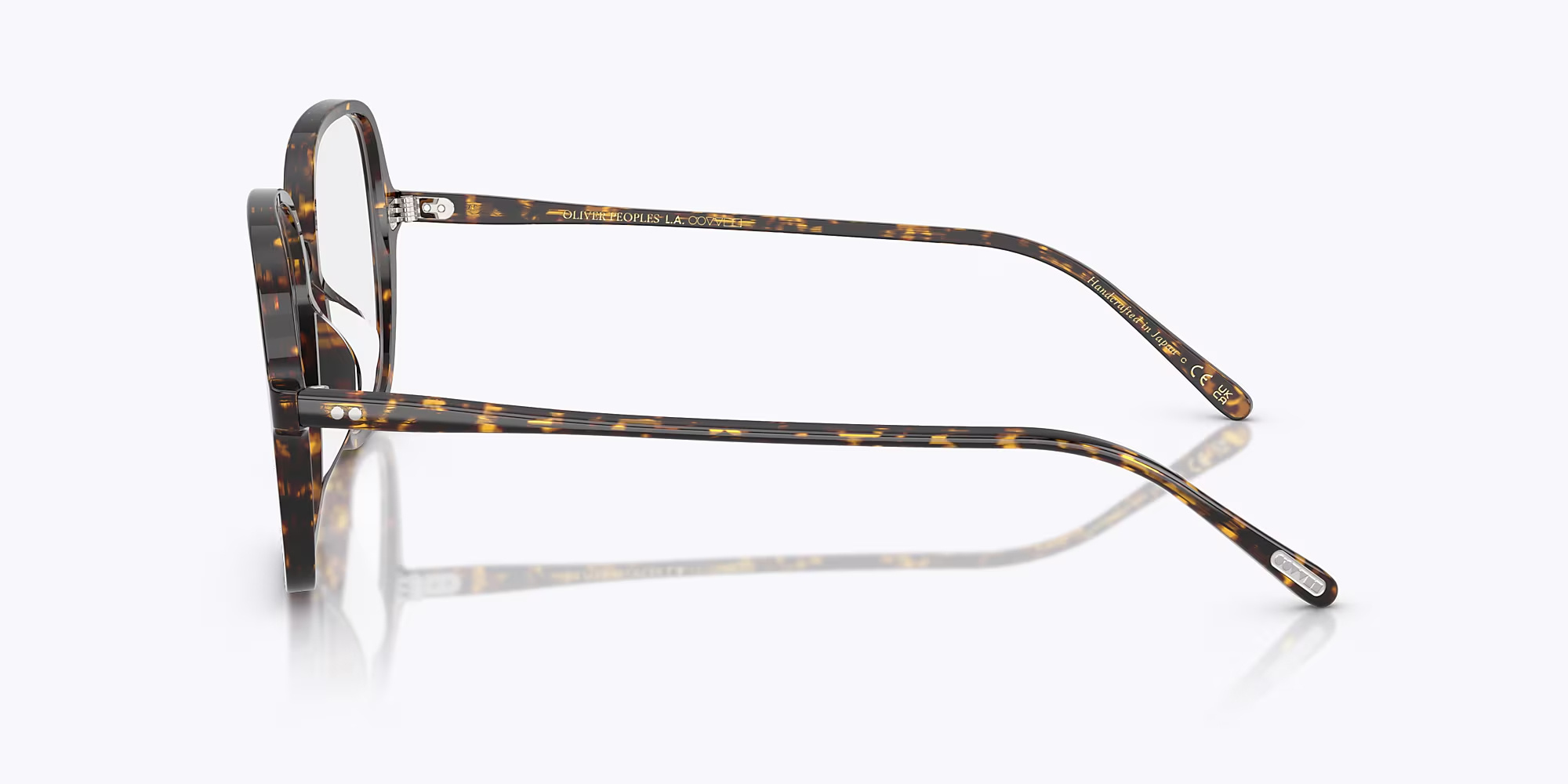 Oliver Peoples Full Frame Plain Mirror In Black