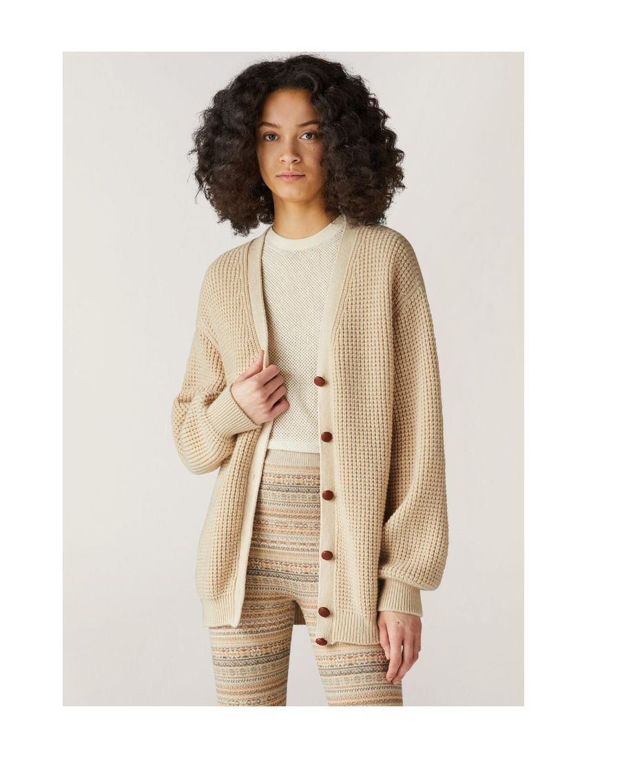 Shop Loro Piana Yamba Knitted Cardigan In Nude