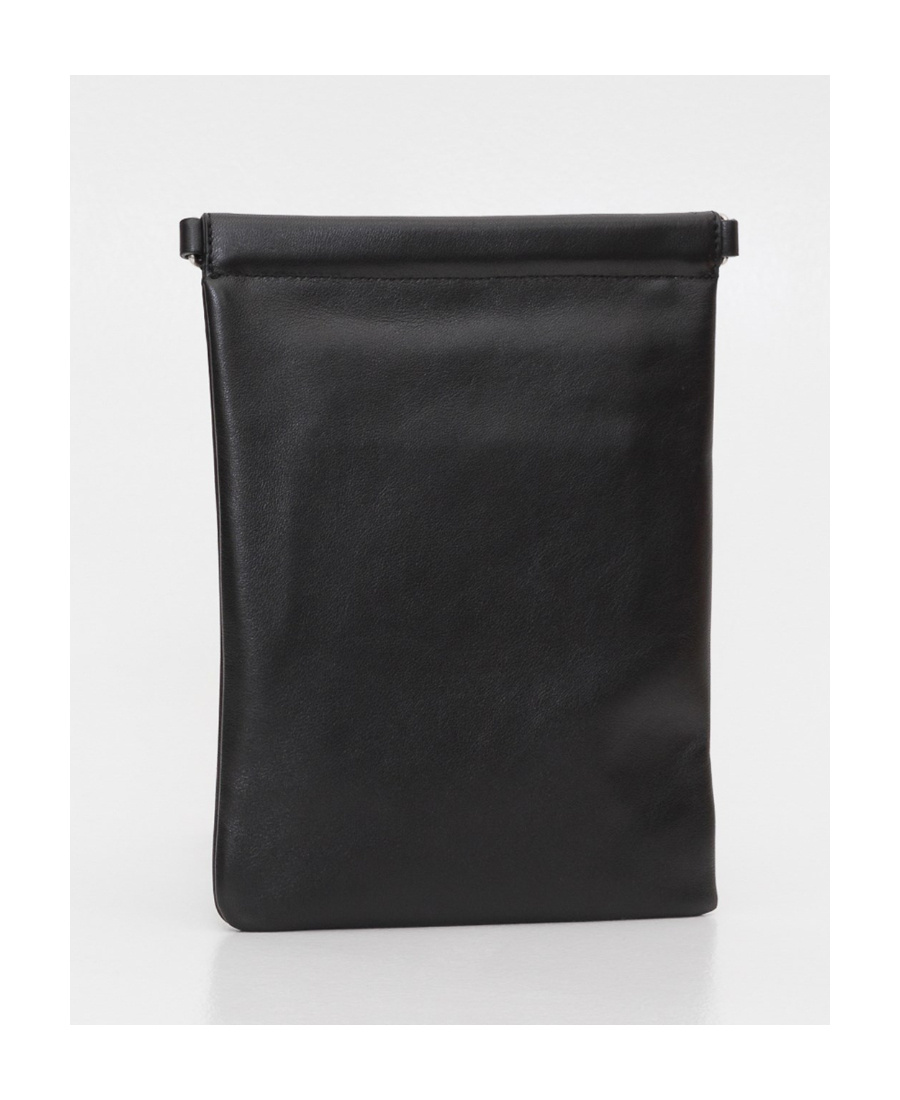 Saint Laurent Leather Crossbody Bag In Black