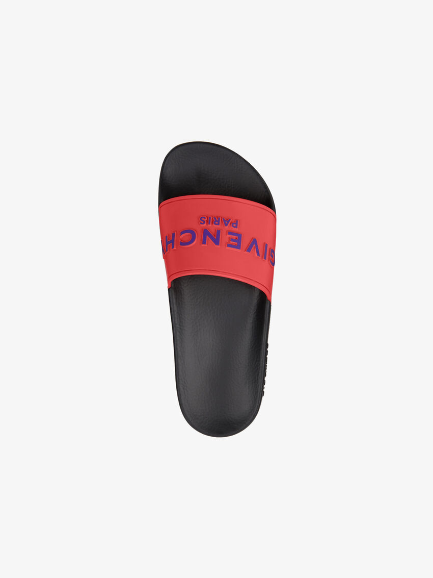 Givenchy Paris Logo Slides In Black