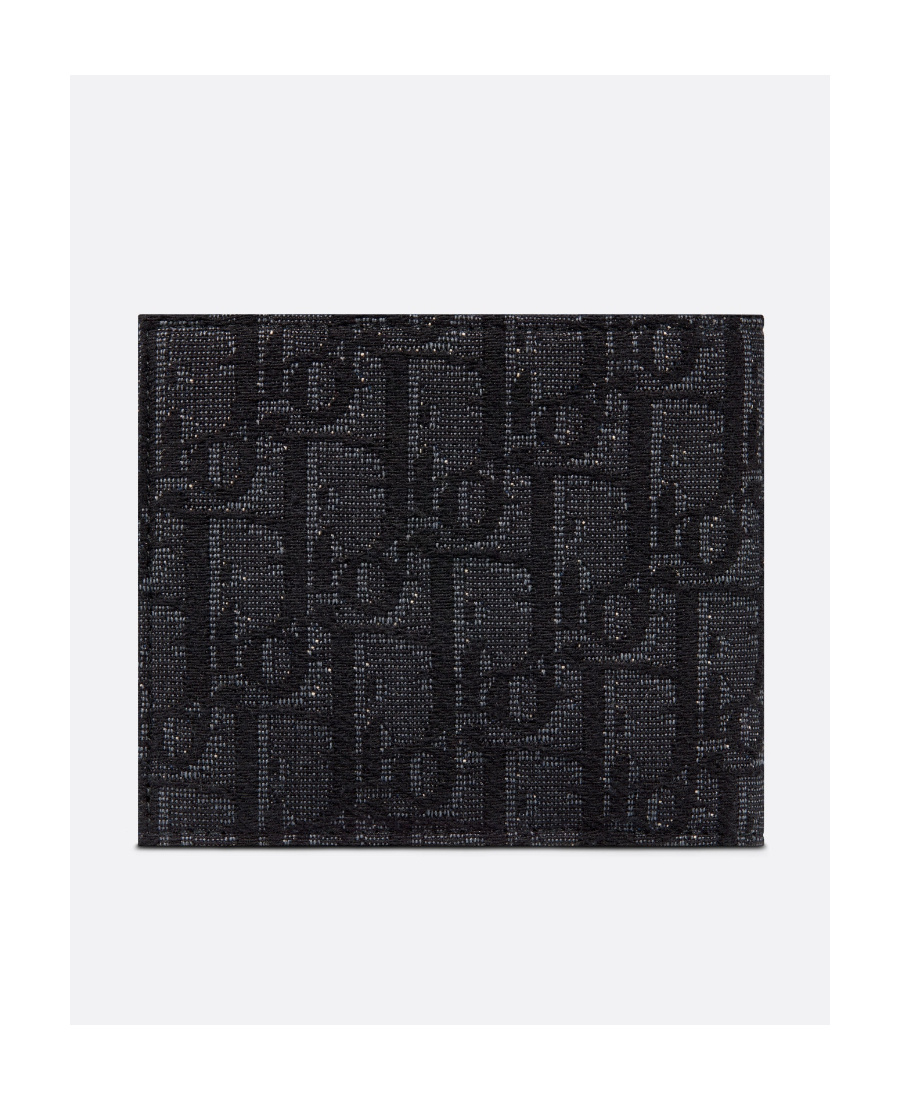 Dior Logo Wallet In Black