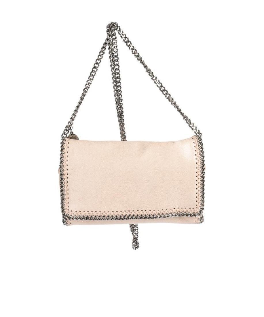 Stella Mccartney Falabella Crystal-embellished Cross-body Bag In Nude