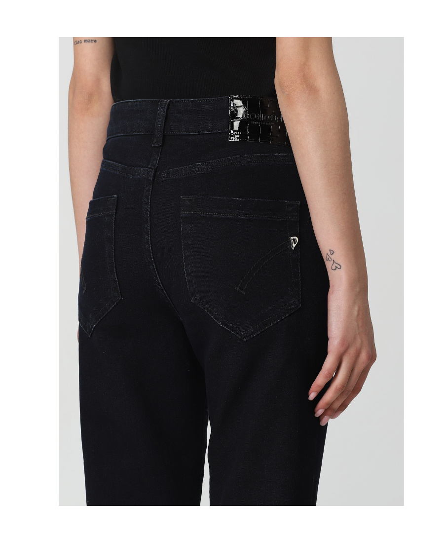 Dondup Straight Jeans In Black