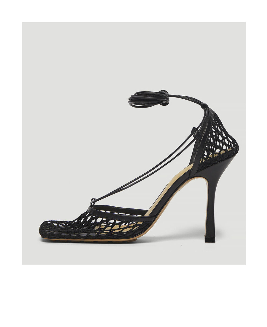 Bottega Veneta Stretch Mesh Pumps In Black
