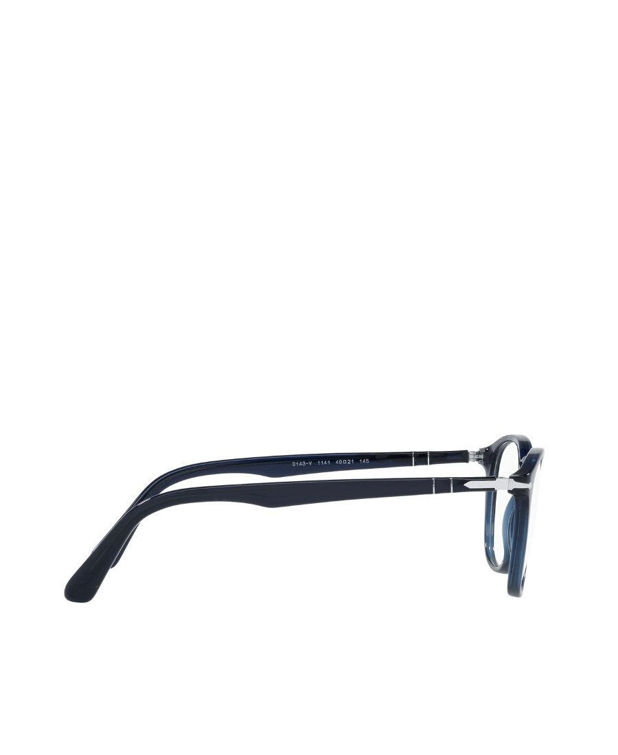 Persol Round Frame Glasses In Black