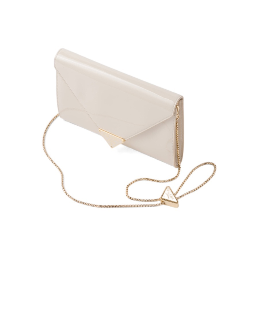 Prada Adjustable Shoulder Strap Single Shoulder Bag In Ivory