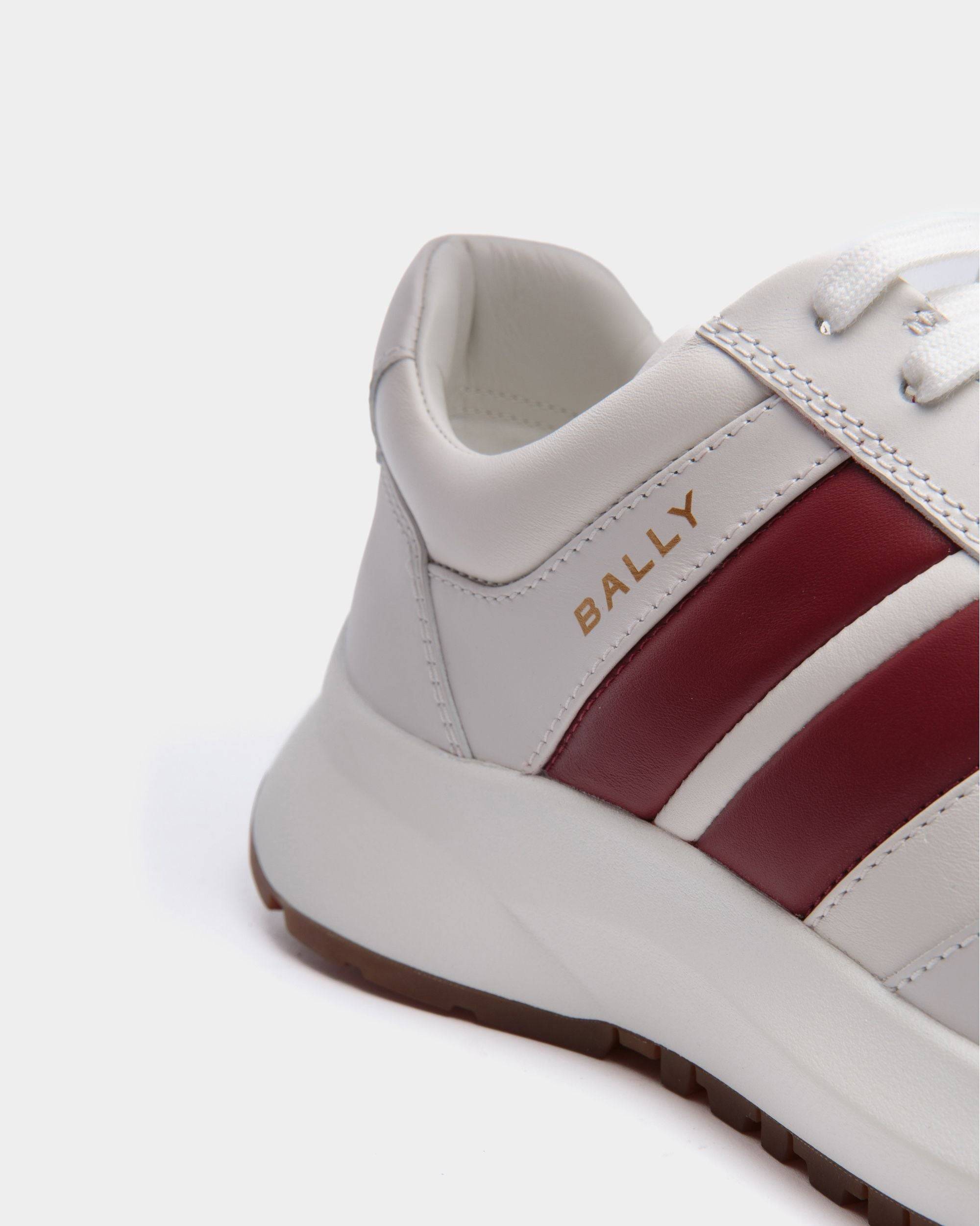 Bally White Leather Darsyl Sneakers In White