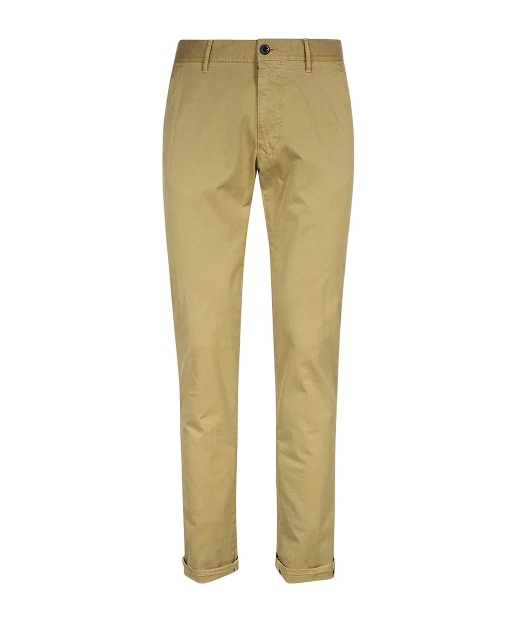 Incotex Logo-embroidered Twill Trousers In Nude
