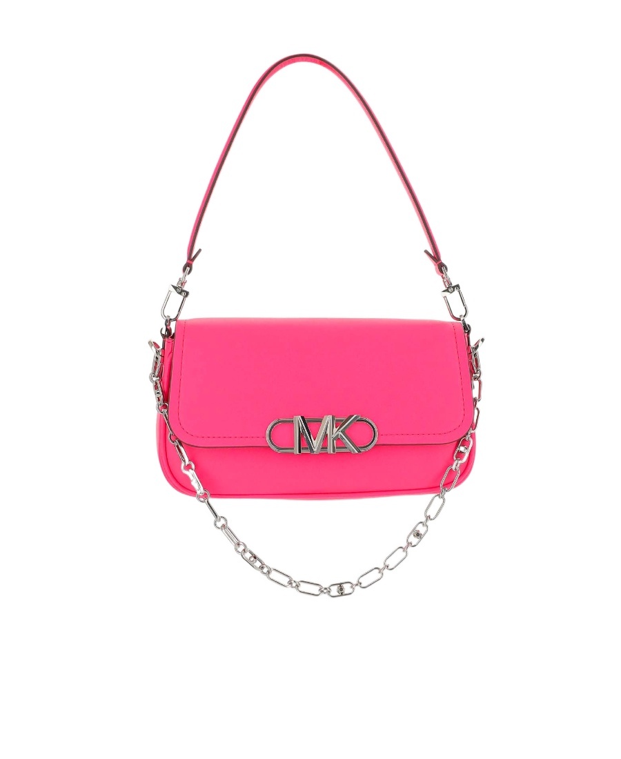 Michael Michael Kors Parker Medium Leather Shoulder Bag In Pink