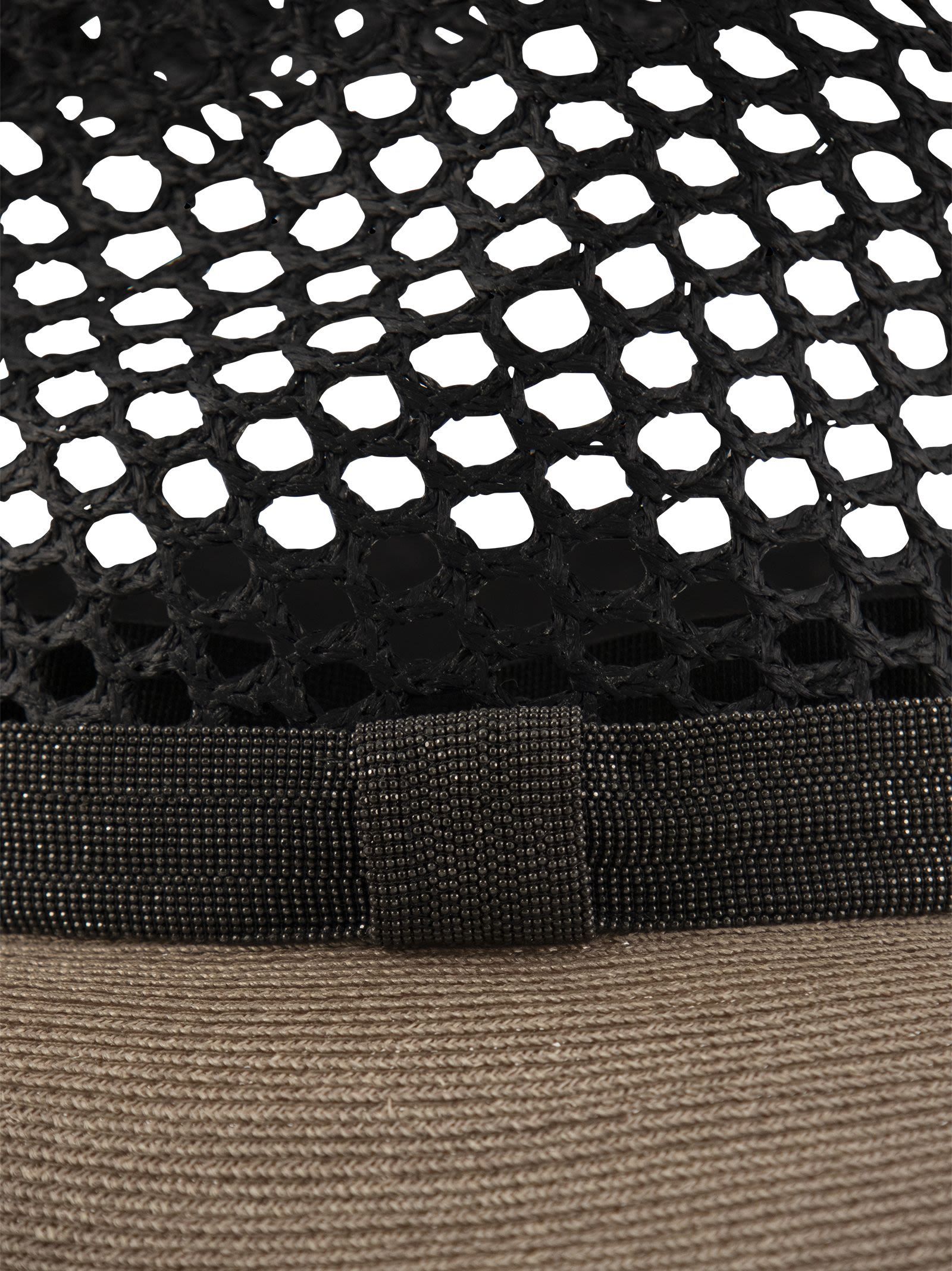 Brunello Cucinelli Perforated-detail Hat In Black