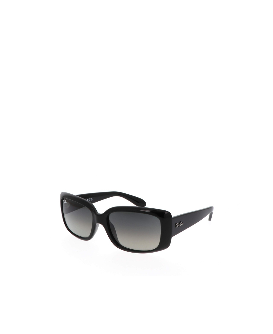 Ray Ban Womens Ray-ban Rb4389 Rectangular-frame Propionate Sunglasses In Black