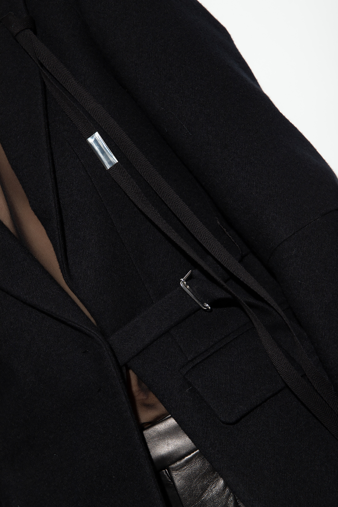 Ann Demeulemeester Venla Asymmetric Tailored Jacket In Black