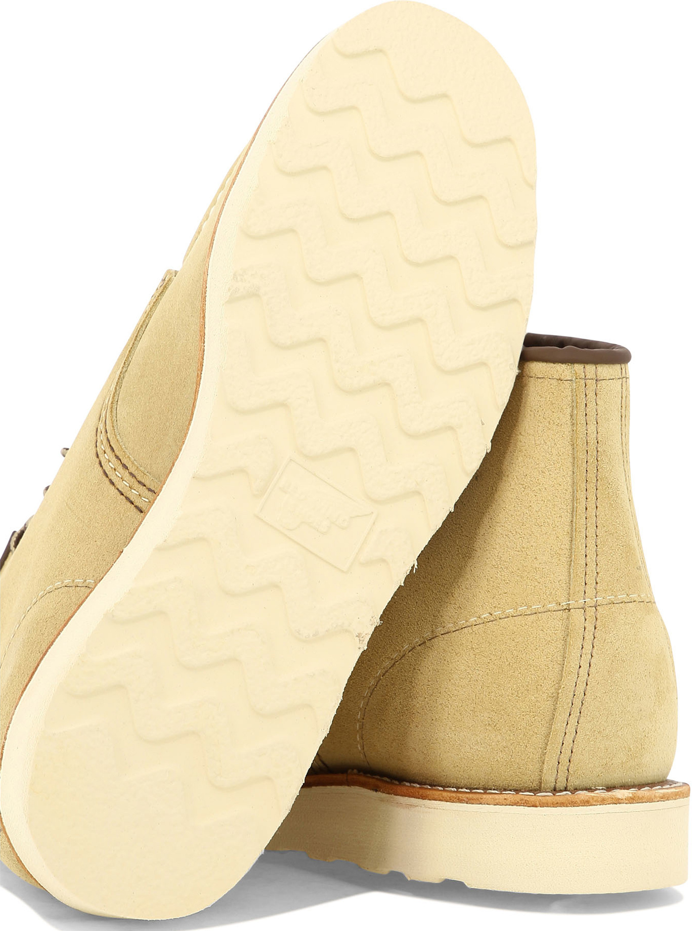Red Wing Shoes Round-toe Suede Ankle Boots In Nude