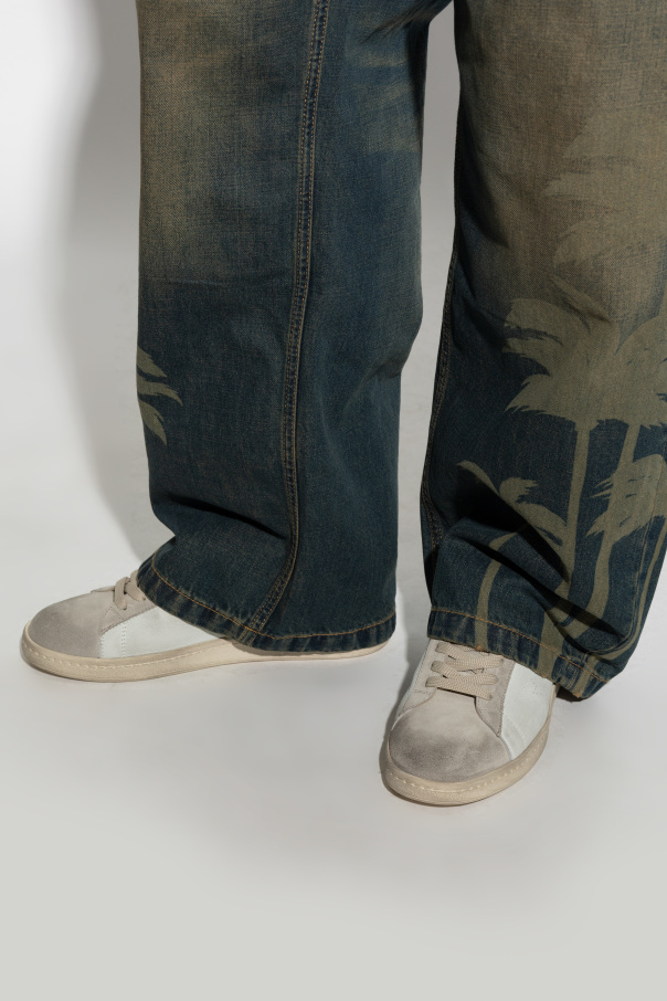 Dsquared2 Panelled Sneakers In Gray