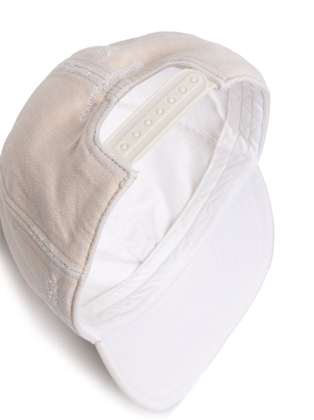 Courrèges Courreges Man Hat Cream Size M Cotton In White