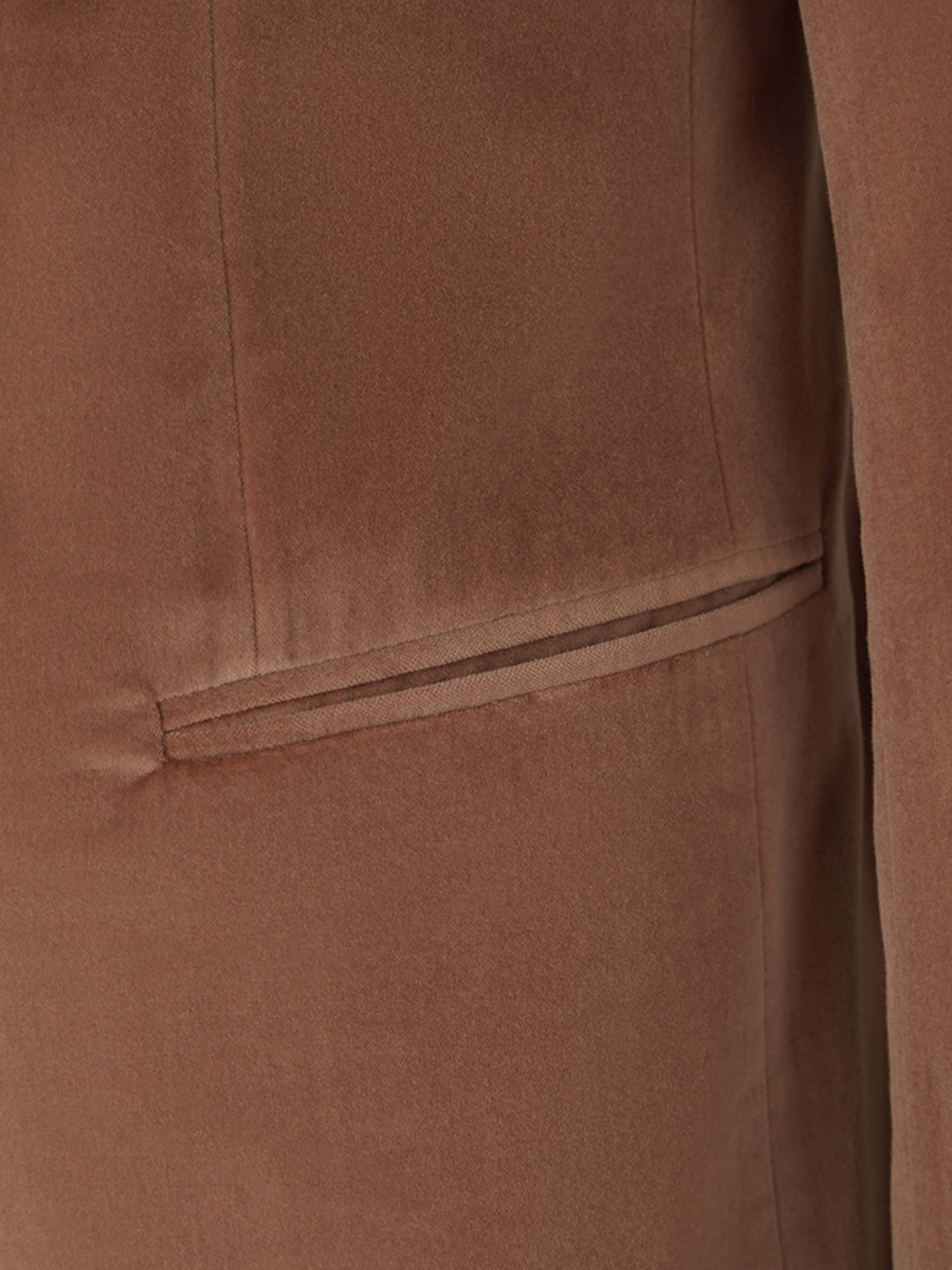 Boglioli Velvet Tuxedo Americana In Brown