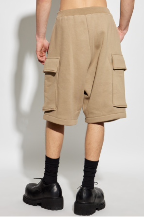 Dsquared2 Cargo-pocket Track Shorts In Nude