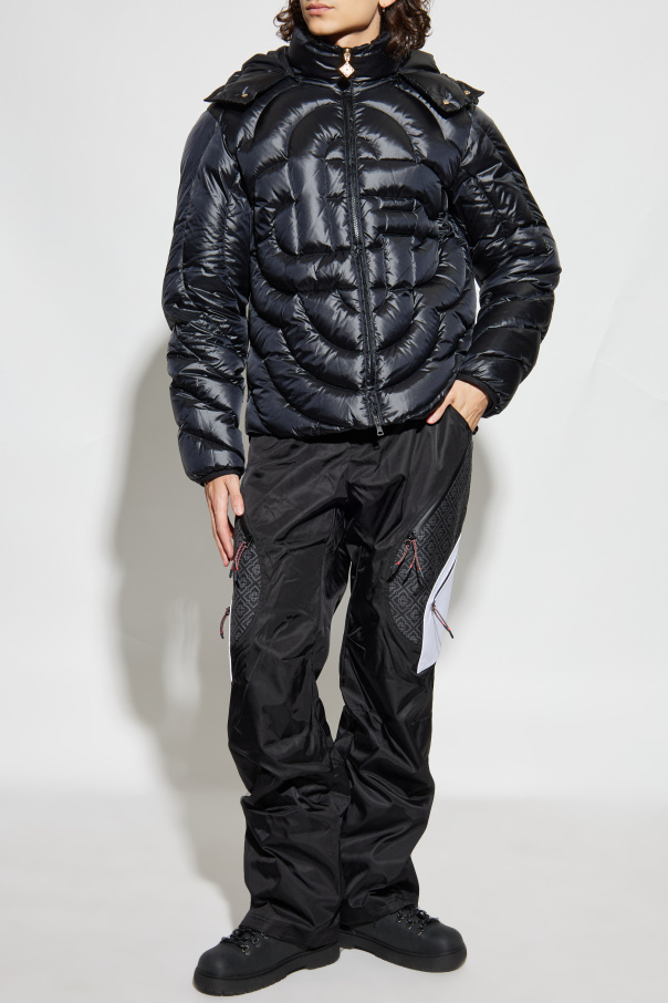 Casablanca Monogram Panelled Trousers In Black
