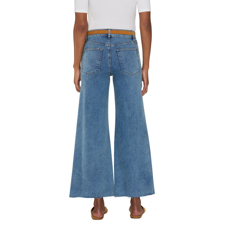 Frame The Relaxed Straight Jeans In Blue