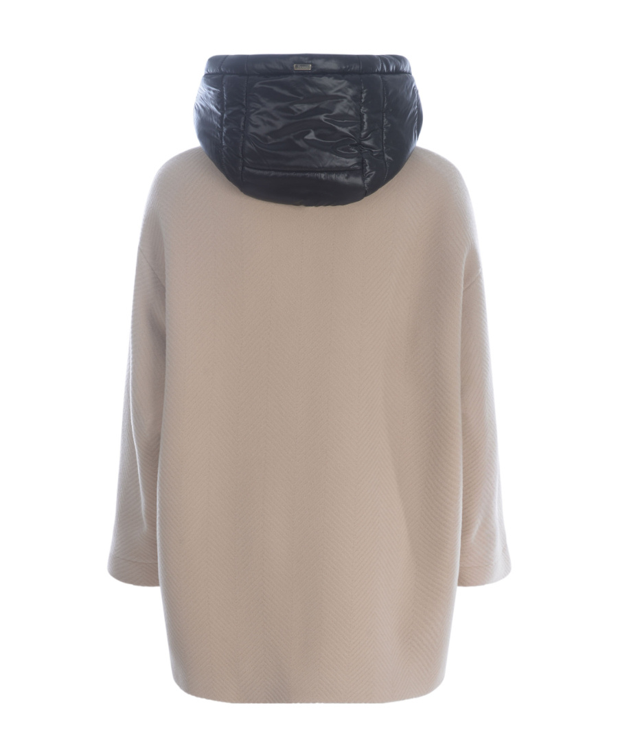 Herno Wool Coat Women In Nude