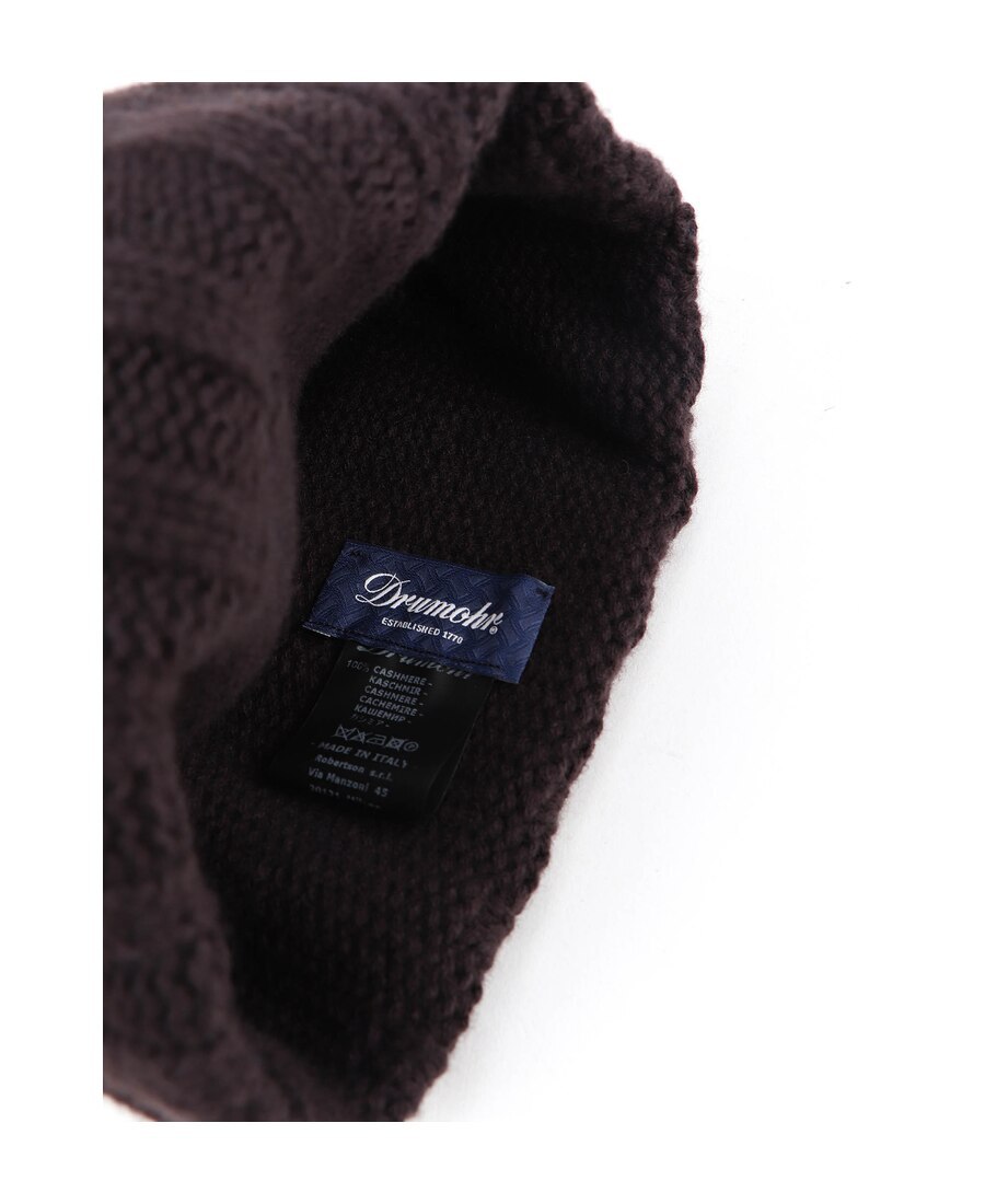Drumohr Rass Cashmere Beanie In Black