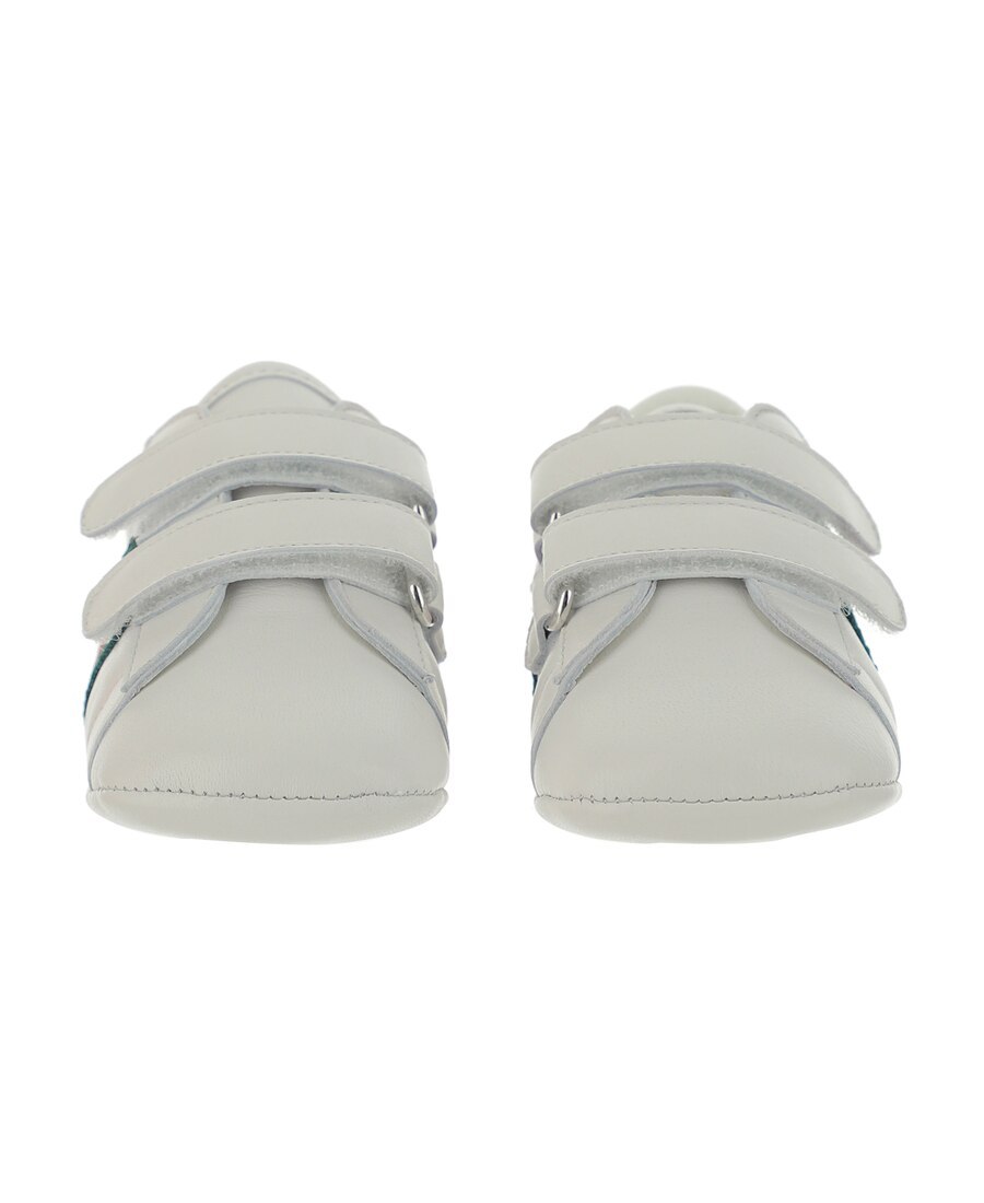 Gucci Ace Touch-strap Sneakers In White
