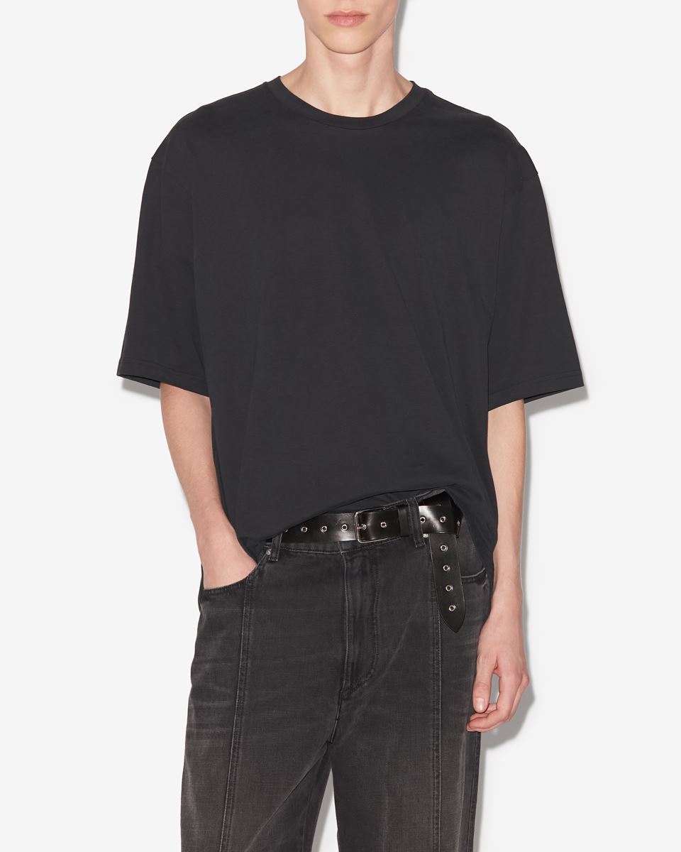 Isabel Marant Short-sleeved Crewneck T-shirt In Black