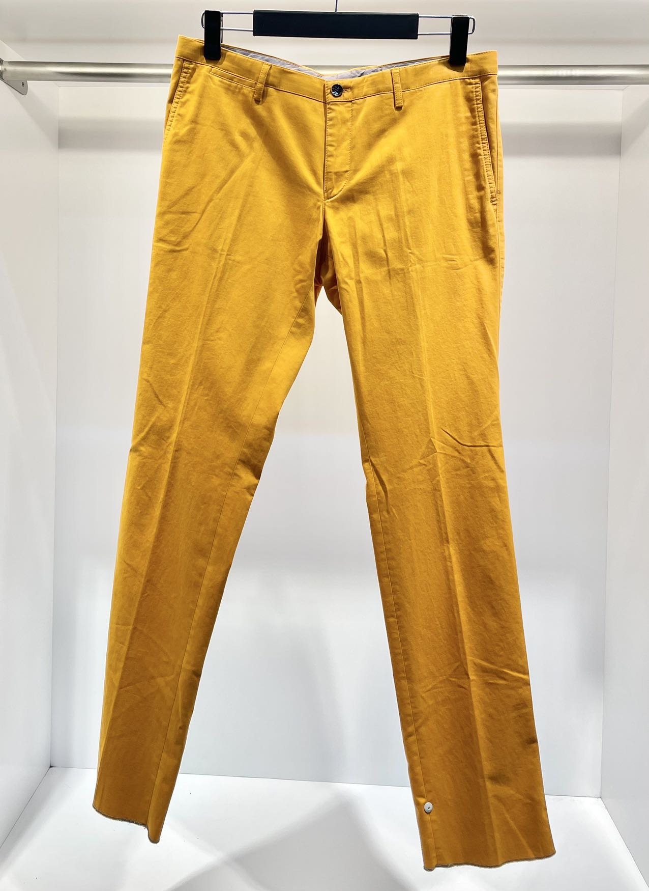 Hugo Boss Multi-pocket Casual Pants In Yellow