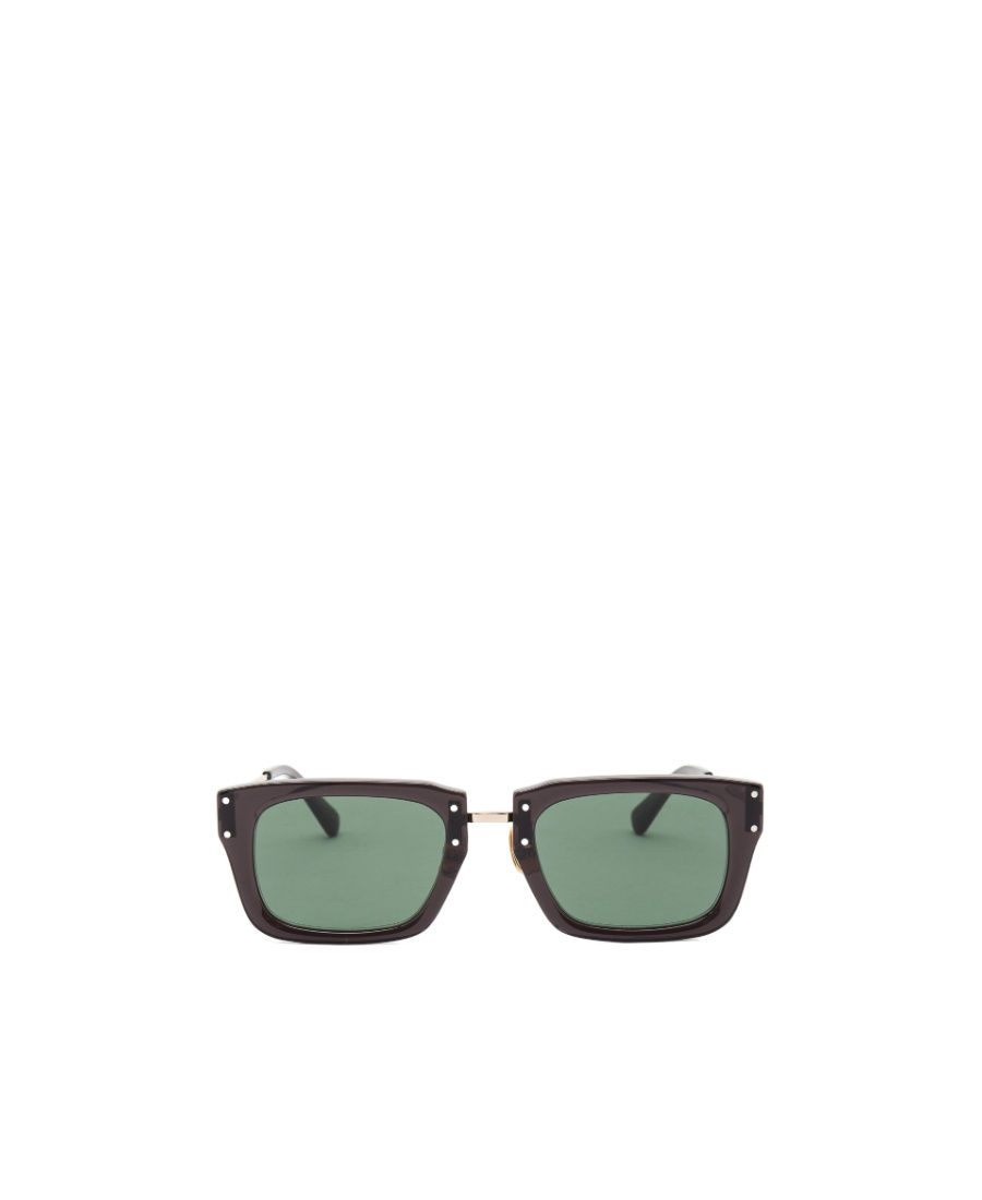 Jacquemus Square Sunglasses In Green