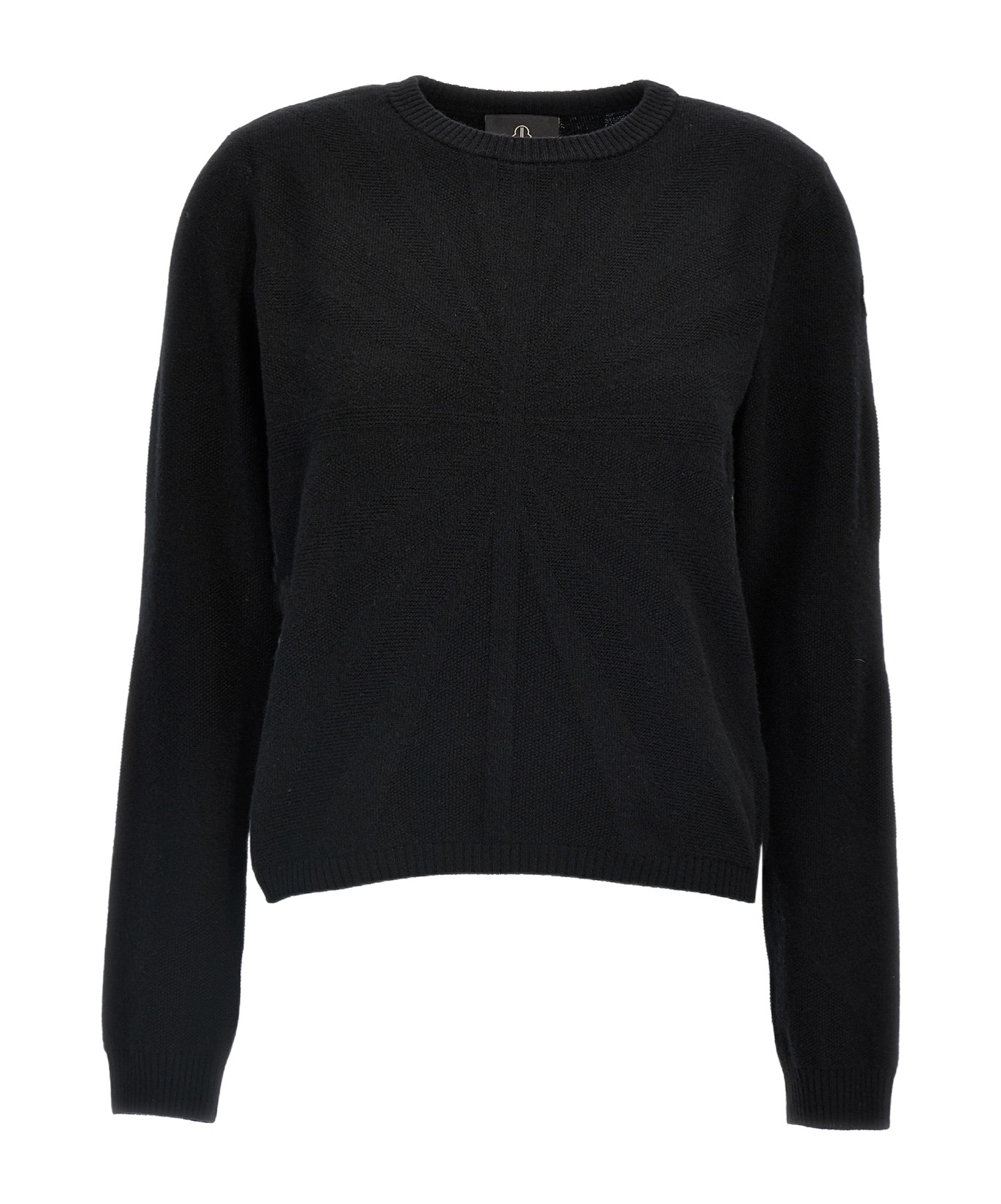 MONCLER X RICK OWENS LOGO-EMBROIDERED SWEATER 