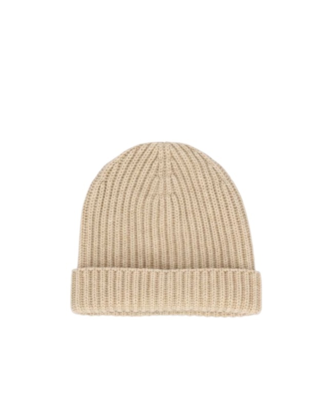 Loro Piana Turn-up Hem Knitted Beanie In Neutral