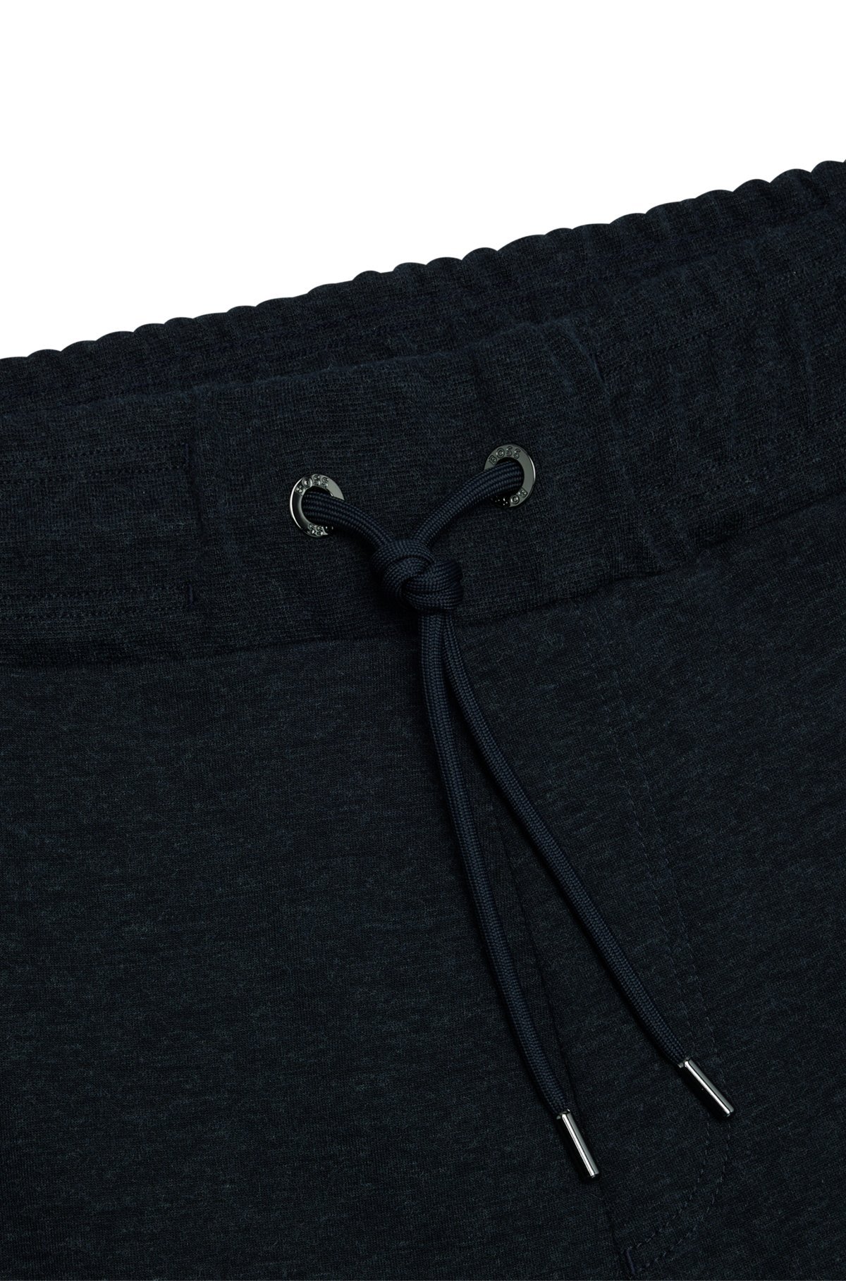 Hugo Boss Elastic Waist Wool Sweatpants In Black